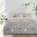 Fusion Cats Print Easycare Reversible Duvet Cover Set