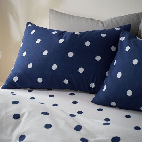 Catherine Lansfield Brushed Spot Standard Pillow Cases