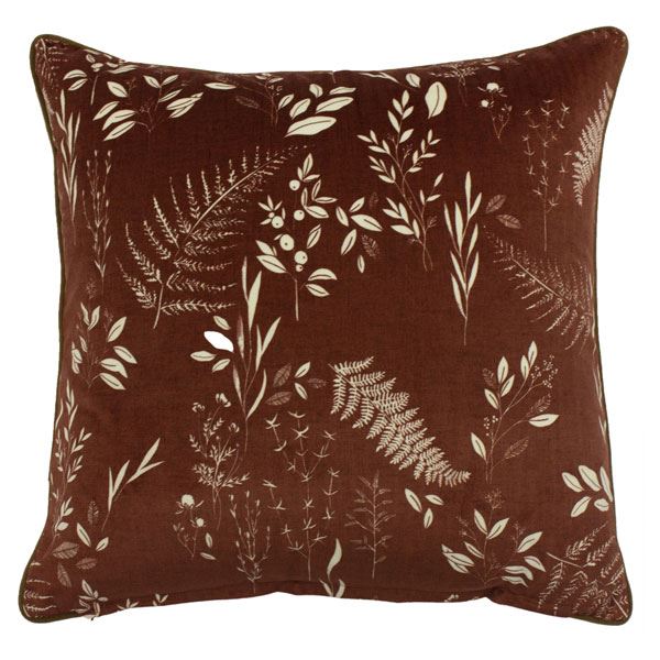Furn Fearne Botanical Print Cushion Cover, 50 x 50 Cm