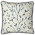 Furn Annika Leaf Print Piped Edge Cushion Cover