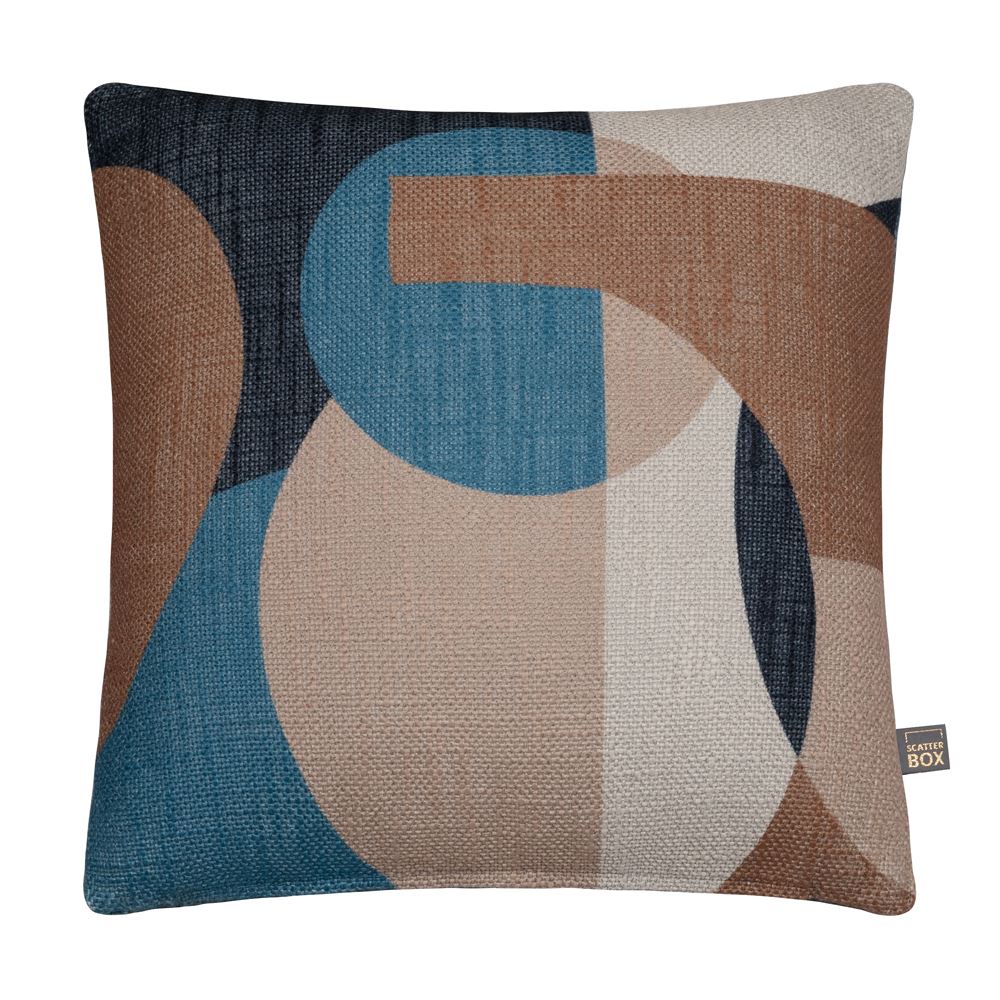 Scatter Box Mid Century Geo Woven Feather Filled Cushion