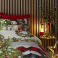 Fusion Christmas Tree Print Easy Care Duvet Cover Set