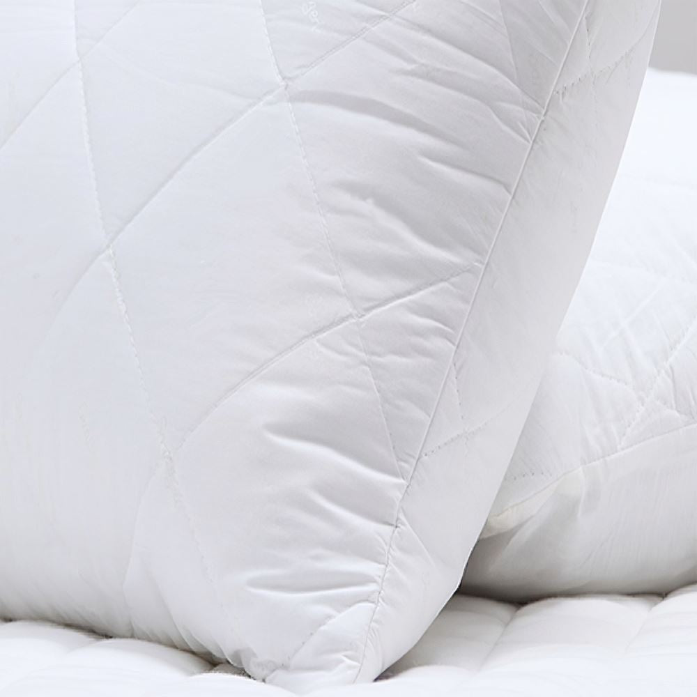 Linens Limited Quilted Super Bounce Back Spiral Fibre Non-Allergenic Pillows