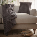 Appletree Hygge Morritz Ribbed Faux Fur Cushion Cover