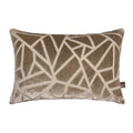 Scatter Box Veda Geometric Cut Velvet Feather Filled Cushion