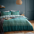 Catherine Lansfield Roxburgh Kelso Check Reversible Easy Care Duvet Cover Set