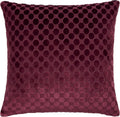 Soiree Velvet Spot Opulent Jacquard Velvet Filled Cushion