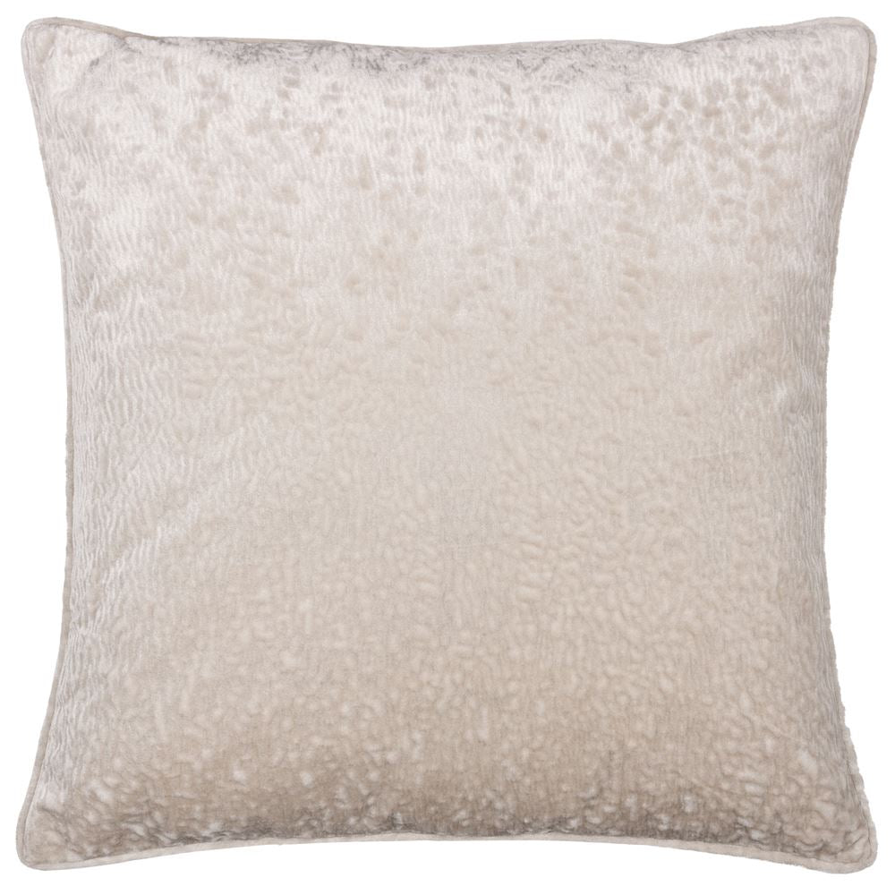 Paoletti Ripple Luxurious Plush Velvet Piped Edge Cushion Cover