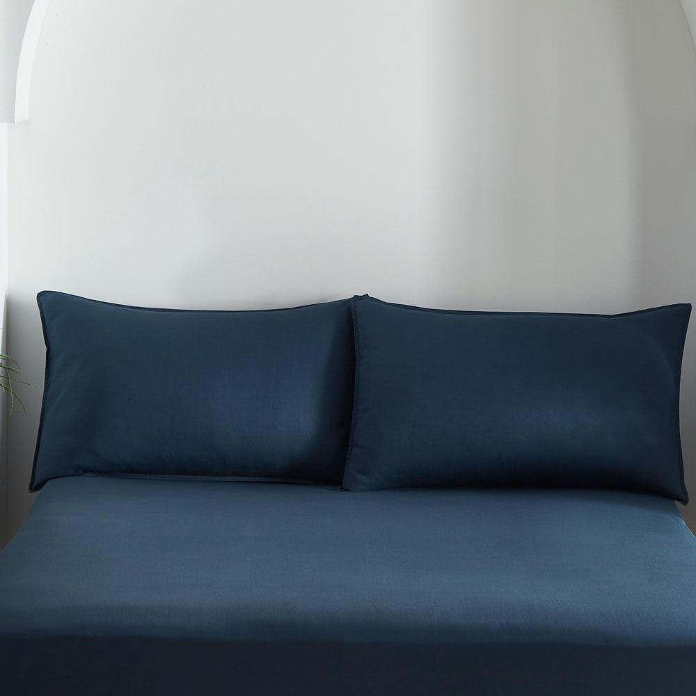 Appletree Cassia 180 Thread Count 100% Cotton Percale Housewife Pillowcase