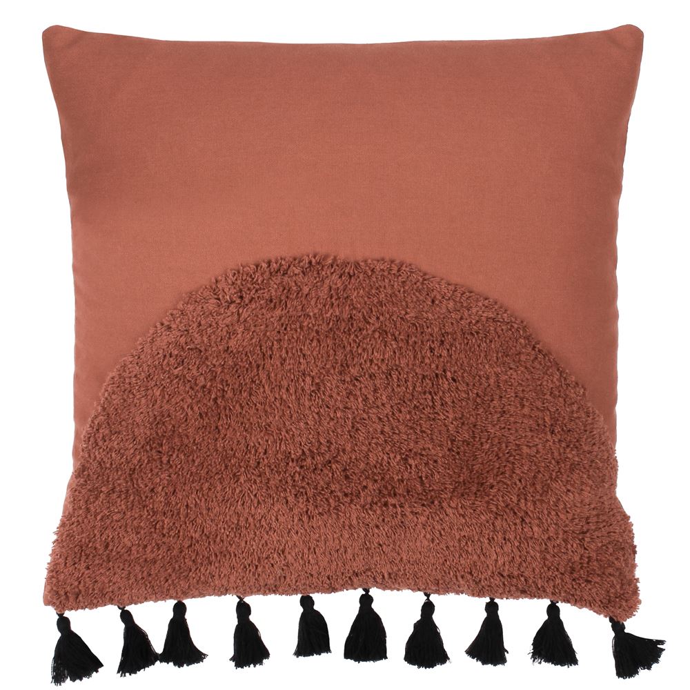 Furn Radian Tufted 100% Cotton Tasselled Cushion Cover