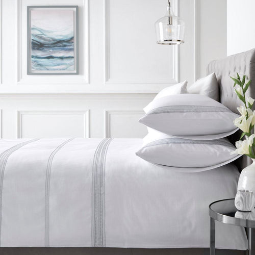 Appletree Boutique Embroidered Band 100% Cotton 200 Thread Count Duvet Cover Set