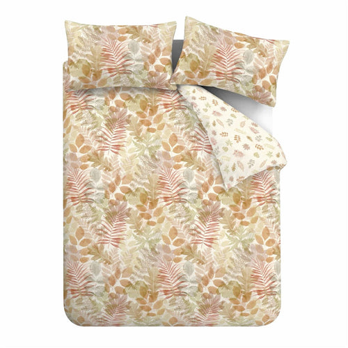 Catherine Lansfield Autumn Leaves So Soft Reversible Duvet Cover Set
