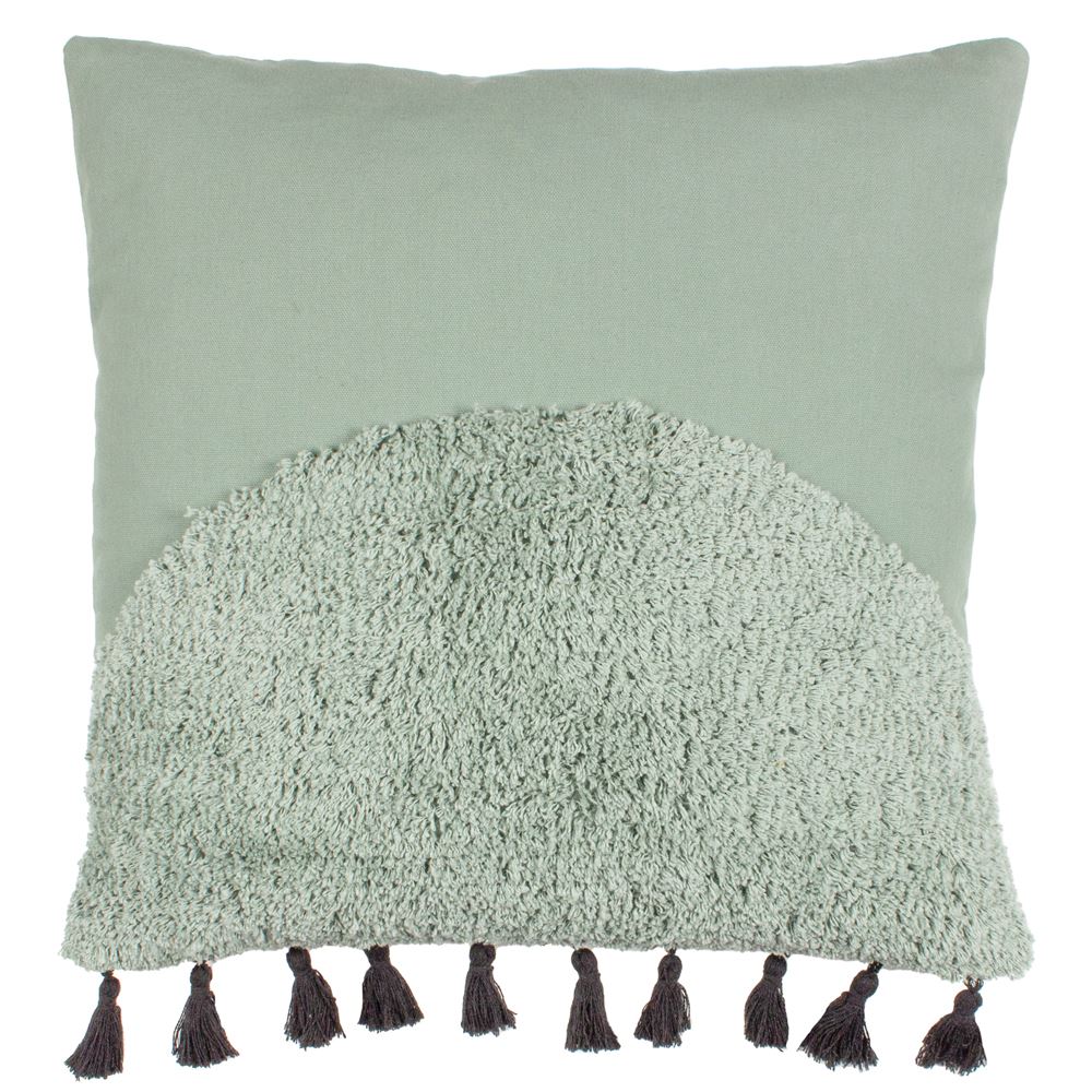 Furn Radian Tufted 100% Cotton Tasselled Cushion Cover