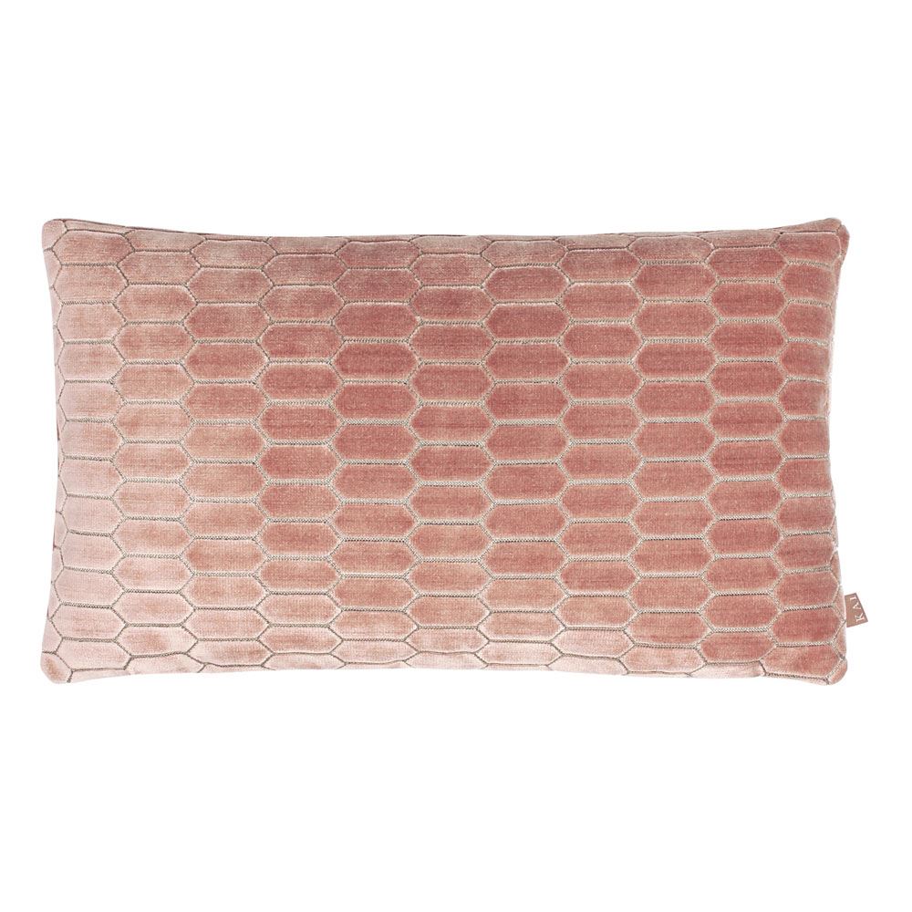 Kai Rialta Embroidery Geometric Velvet Cushion Cover