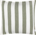 Yard Hayle Stripe Woven Water Resistant Outdoor Oxford Edge Cushion Cover