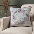 Dreams & Drapes Lodge Winter Sprigs Velvet Piped Edge Cushion Cover