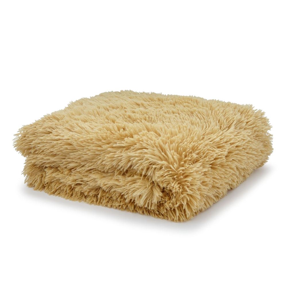 Catherine Lansfield Cuddly Deep Pile Shaggy Faux Fur Fleece Throw, 150 x 200 Cm