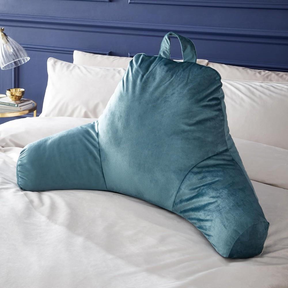 Catherine Lansfield Kingsley Matt Velvet High Back Cuddle Cushion