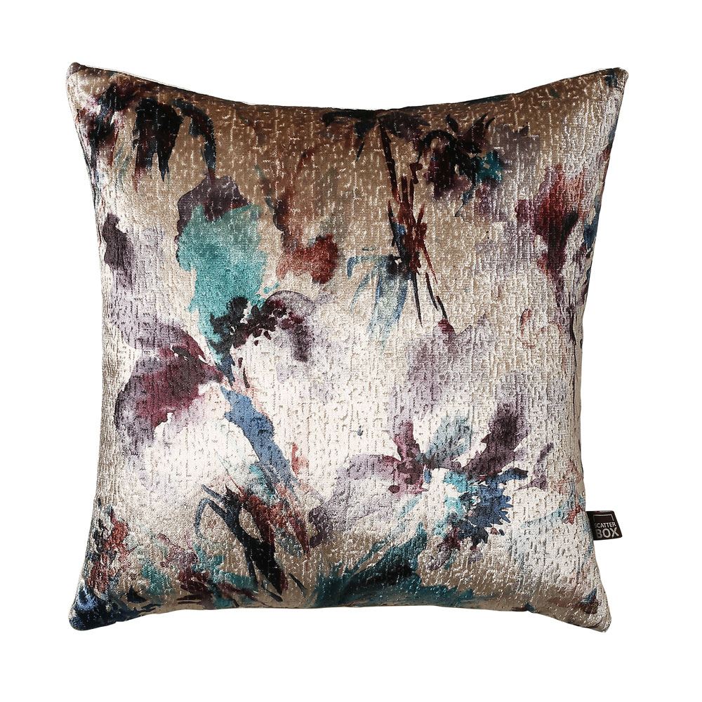 Scatter Box Mystique Cut Velvet Feather Filled Cushion