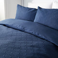 Serene Kinsley Pinsonic Stitch Quilted Duvet Cover Set