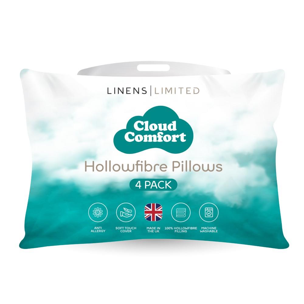 Linens Limited Cloud Comfort Non-Allergenic Hollowfibre Pillows