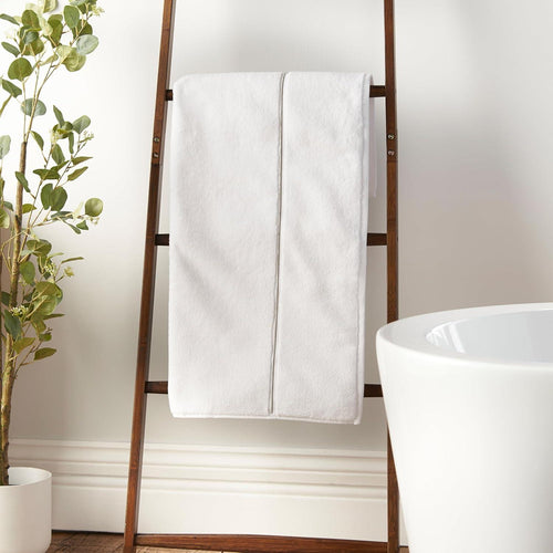 Bianca Zero Twist Satin Stitch 100% Cotton 600gsm Bath Towel