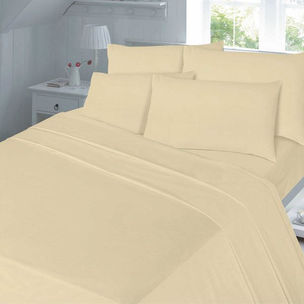 Night Zone Plain Dyed 100% Brushed Cotton Flannelette Extra Deep Fitted Sheet