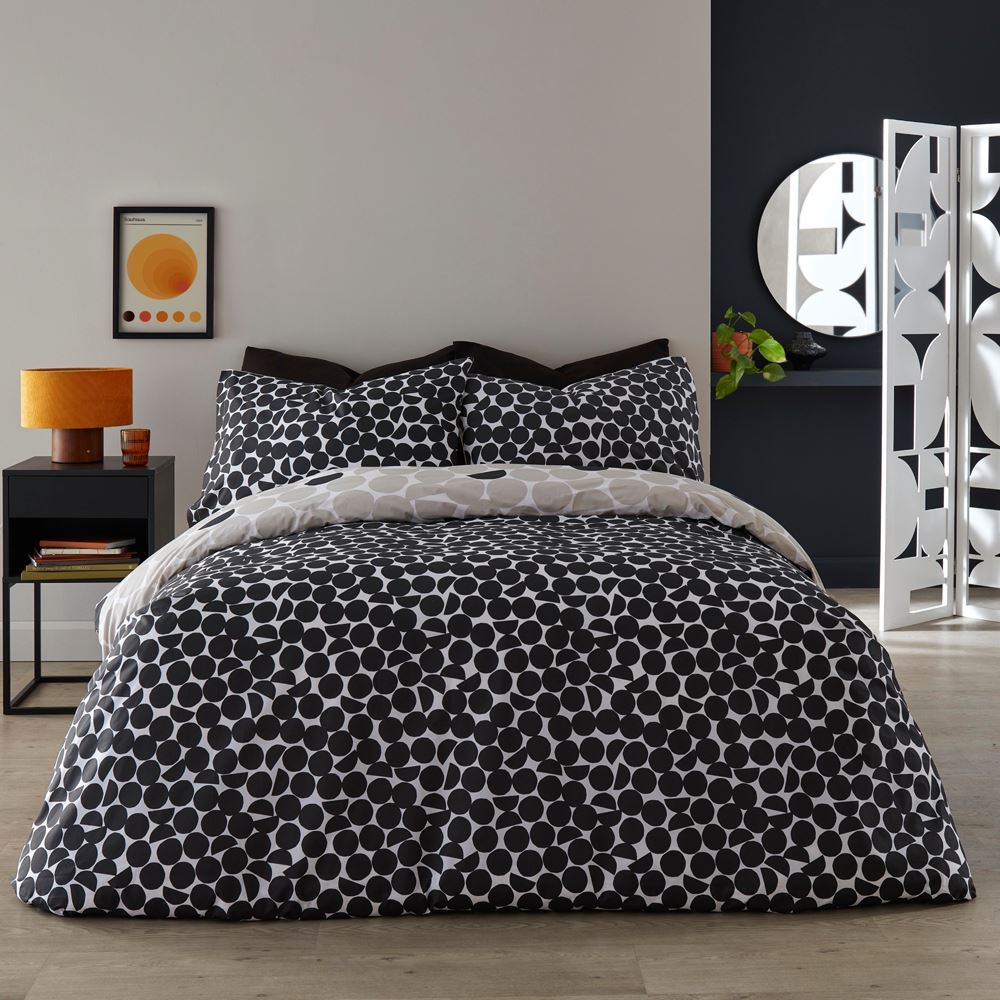Fusion Ingo Geometric Print Easy Care Reversible Duvet Cover Set