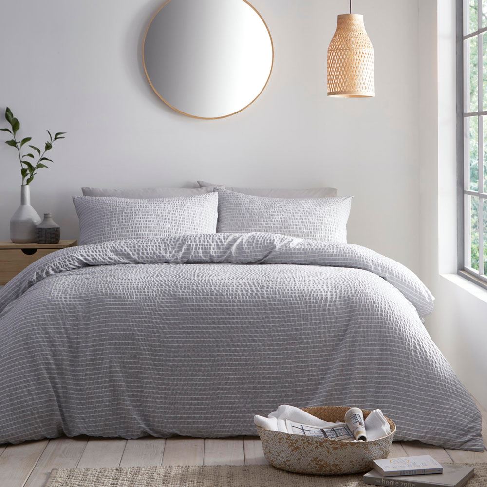 Appletree Loft Altro Textured Stripe Duvet Cover Set