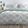 Dreams & Drapes Emily Botanical Print Reversible Duvet Cover Set