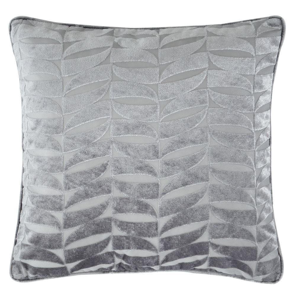 Curtina Kendal Damask Geometric Textured Piped Filled Cushion