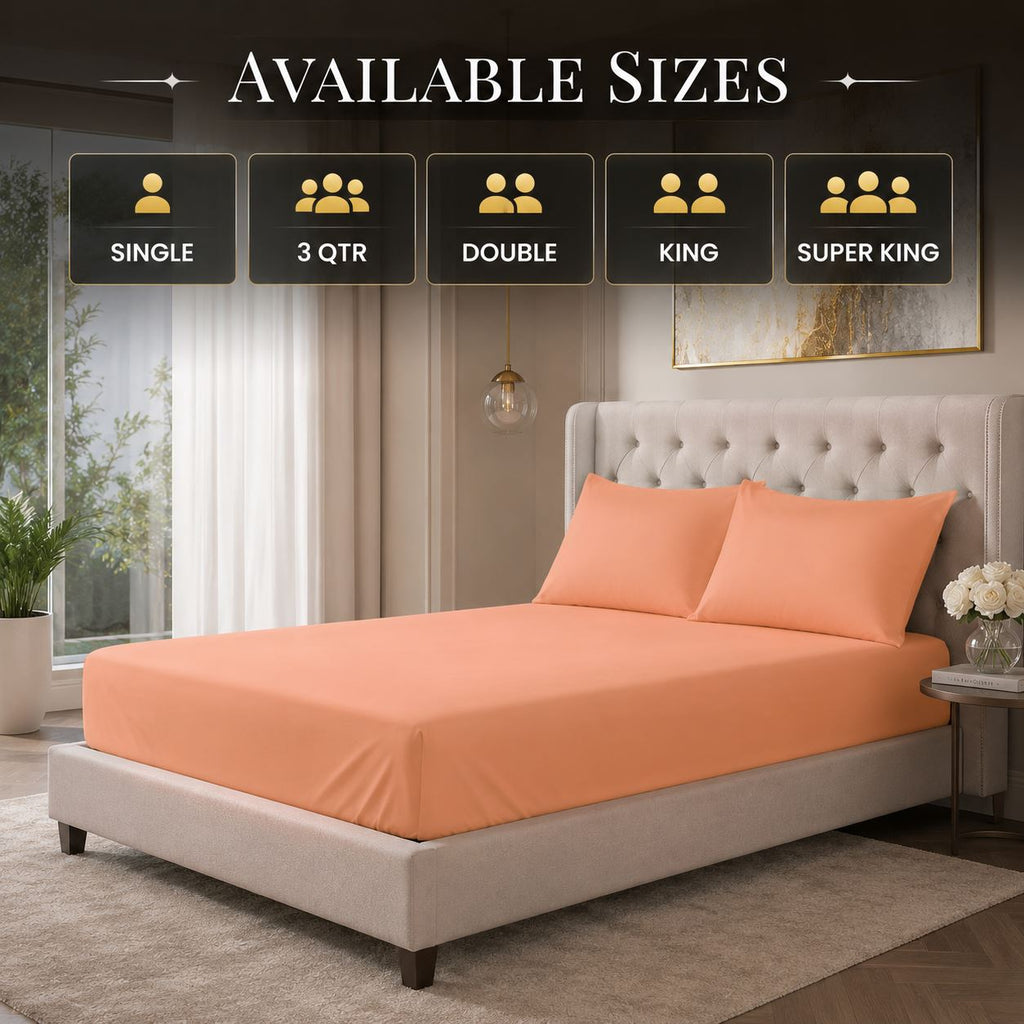 Night Zone Easy-care extra deep fitted sheets