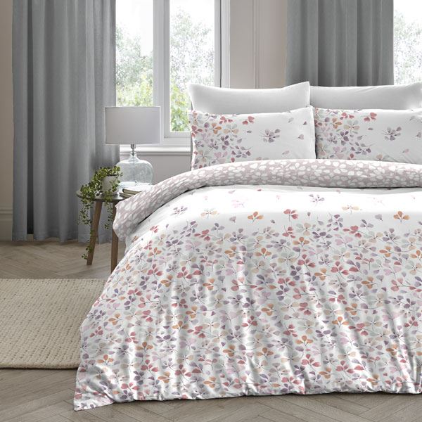 Dreams & Drapes Evie Floral Reversible Duvet Cover Set