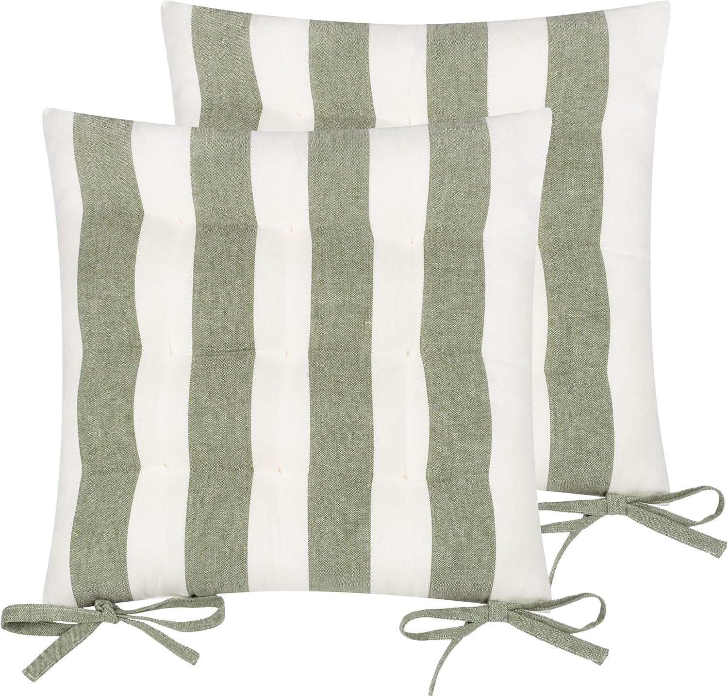Yard Hayle Stripe 100% Cotton Indoor/Outdoor Seat Pad