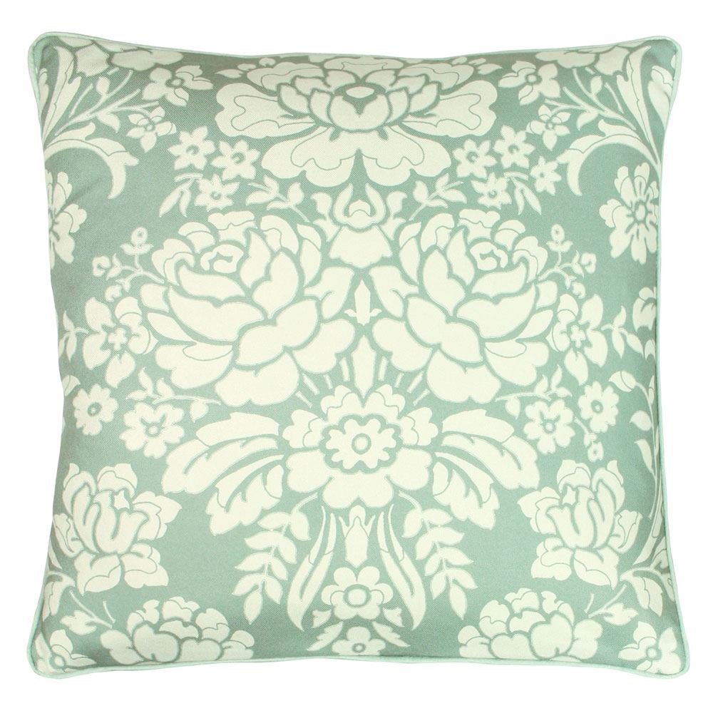 Paoletti Melrose Floral Print Piped Edge Cushion Cover