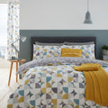 Catherine Lansfield Retro Circles Reversible Easy Care Duvet Cover Set, Multi