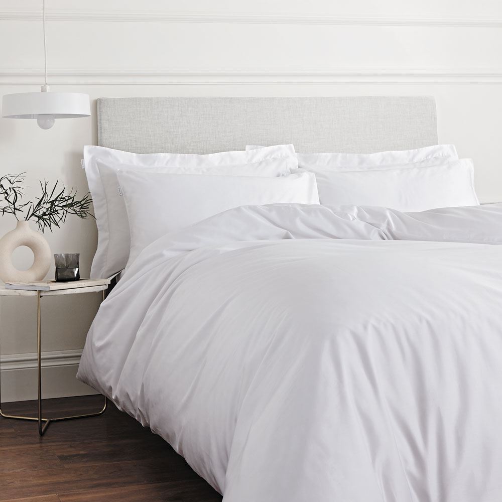 Bianca 100% Cotton Sateen 400 Thread Count Duvet Cover Set