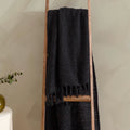 Yard Candar Textured Boucle Fringed Throw