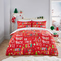 Fusion Christmas Santa's Little Helper Cotton Rich Reversible Duvet Cover Set