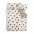 Catherine Lansfield Angus Highland Cow Tartan Reversible Duvet Cover Set