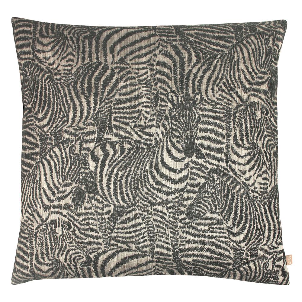 Kai Hector Multi Zebra's Print Woven Cushion Cover