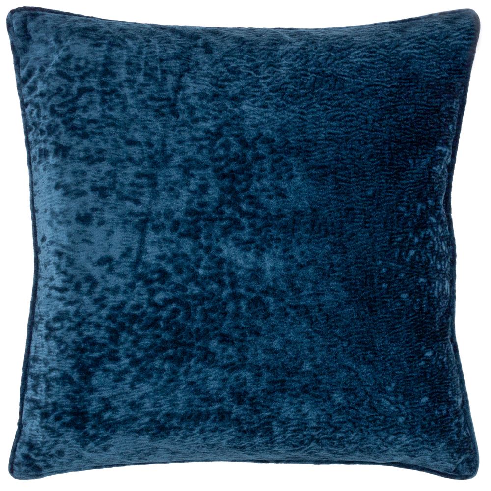 Paoletti Ripple Luxurious Plush Velvet Piped Edge Cushion Cover