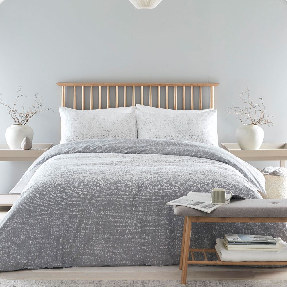 Drift Home Mayu Stipple Print Sustainable Eco-Friendly Duvet Cover Set