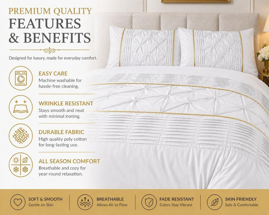 Night Zone Elegant Eleanor Duvet Cover Set