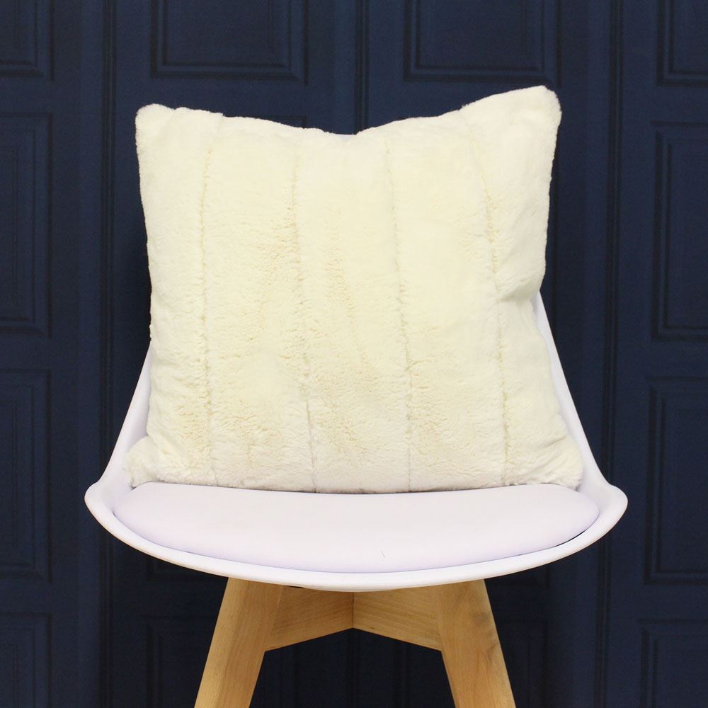 Riva Paoletti Empress Super Soft Faux Fur Cushion Cover