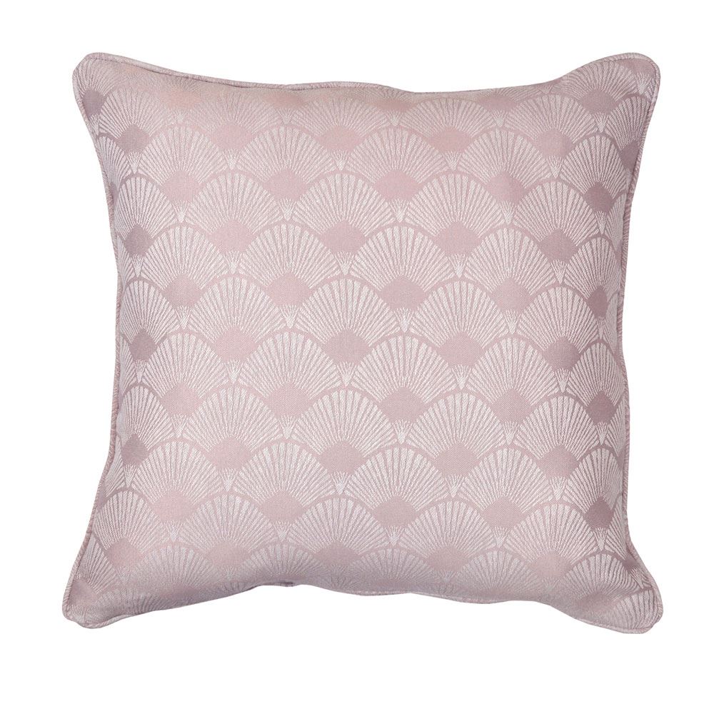 Dreams & Drapes Tiffany Art Deco Jacquard Piped Edge Filled Cushion