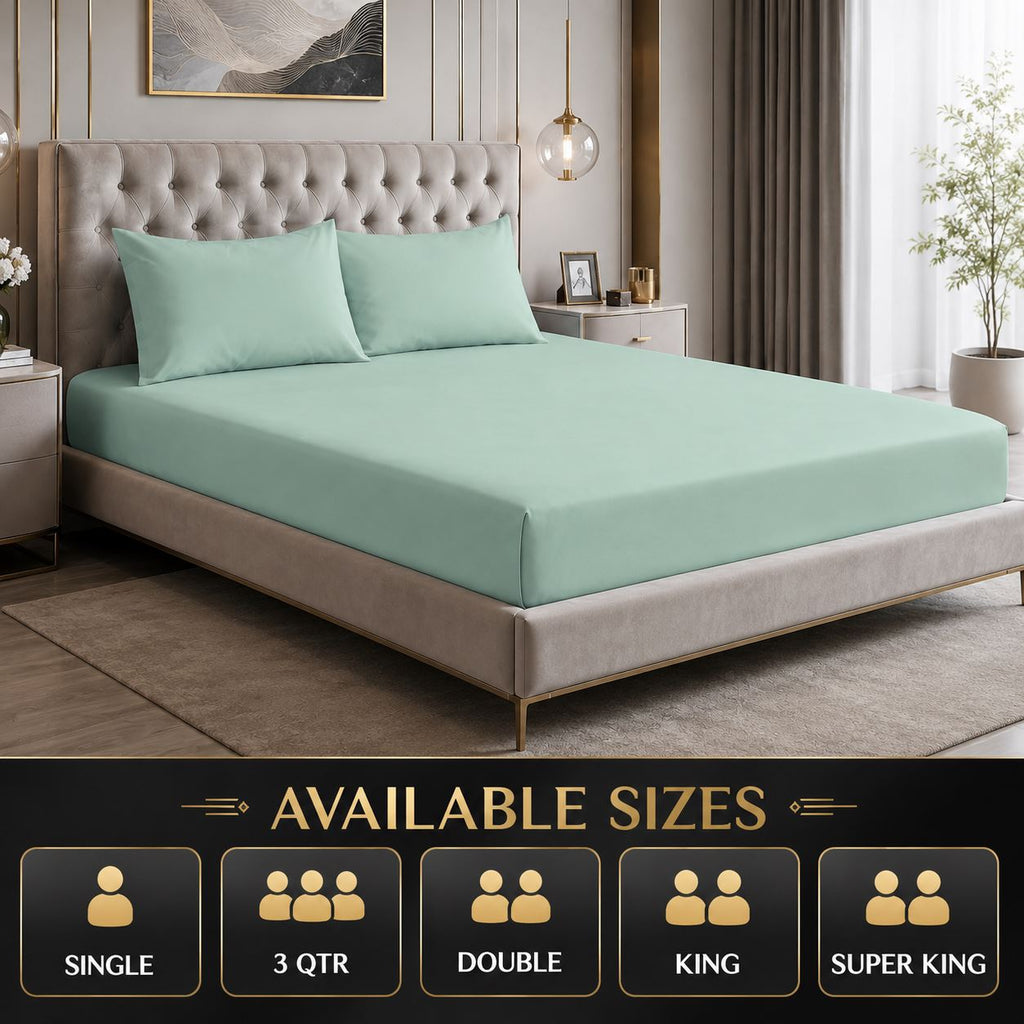Night Zone Easy-care extra deep fitted sheets