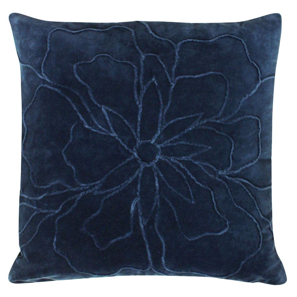 Furn Angeles Floral Pleat 100% Cotton Cushion Cover