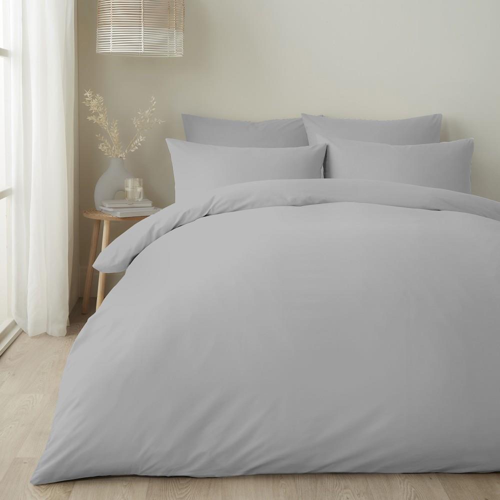 Appletree Style Pure Plain 100% Cotton Duvet Cover Set