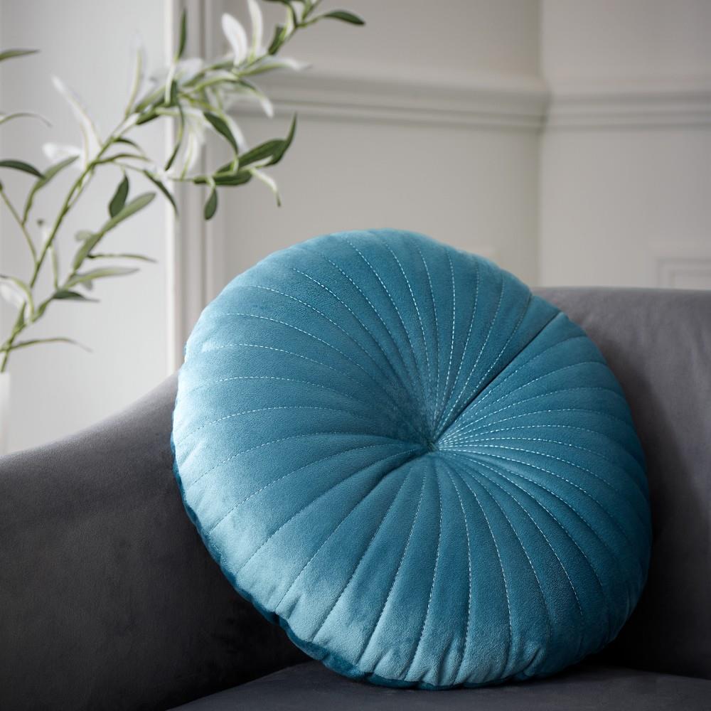 Catherine Lansfield Round Cushion Soft Touch 40x40cm Cushion